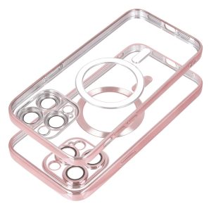 ELECTRO MAG COVER case compatible with MagSafe for IPHONE SE 2025 rose