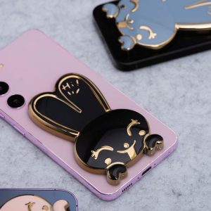 Αυτοκόλλητη Βάση Κινητού RABBIT με Stand Rabbit Μαύρη 5 1aad780ea35a038742d0892e4ef8a13e