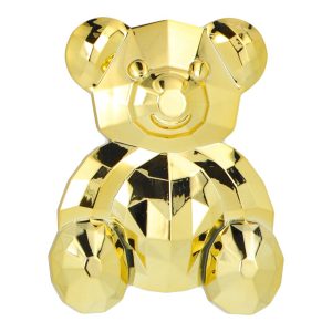 Phone stand BEAR - stick-on - gold