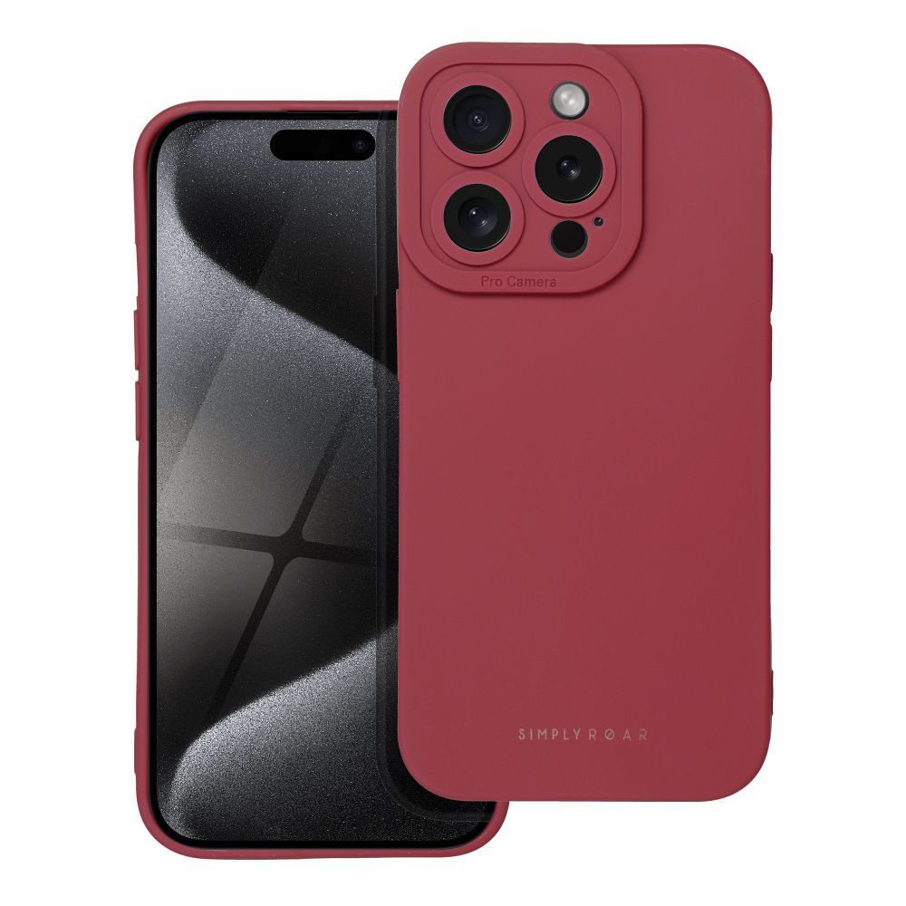 ROAR case LUNA for IPHONE 15 Pro Red ROAR case LUNA for IPHONE 15 Pro Red