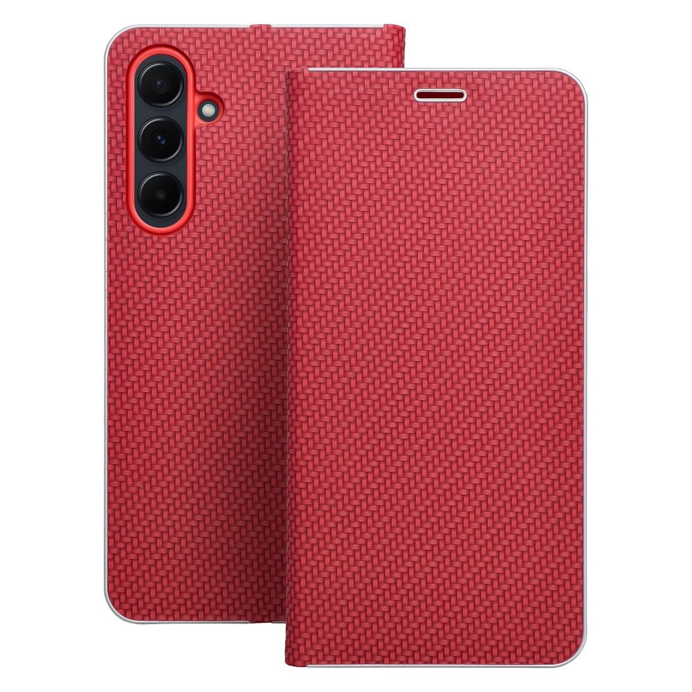 LUNA Book Carbon for SAMSUNG A55 5G red LUNA Book Carbon for SAMSUNG A55 5G red