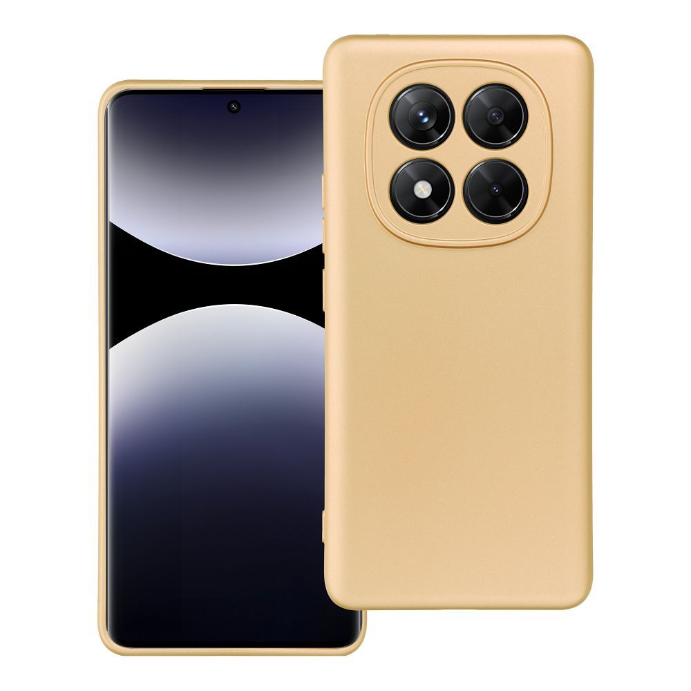 METALLIC Case for XIAOMI Redmi NOTE 14 Pro 5G gold METALLIC Case for XIAOMI Redmi NOTE 14 Pro 5G gold