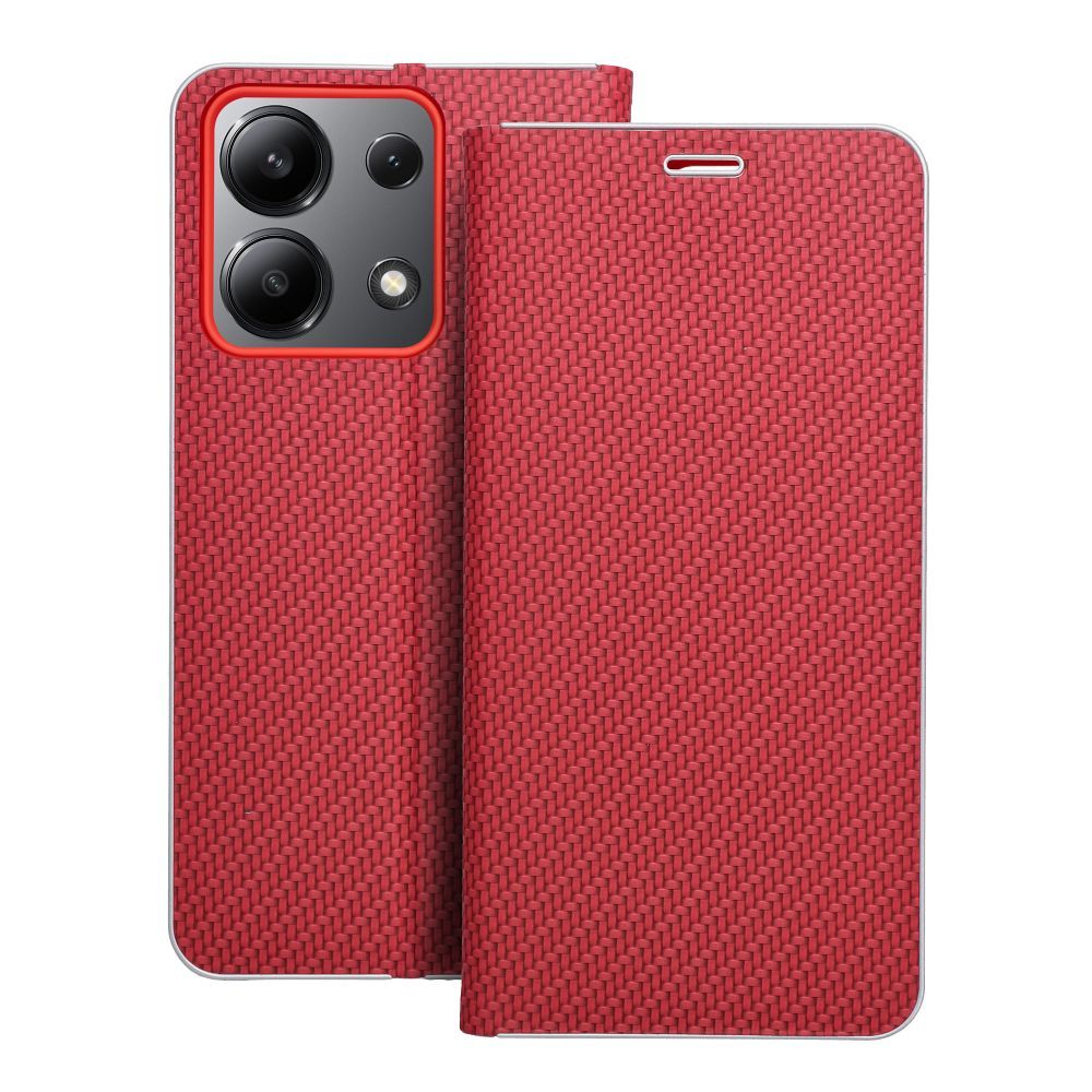LUNA Book Carbon for XIAOMI Redmi Note 13 4G red LUNA Book Carbon for XIAOMI Redmi Note 13 4G red