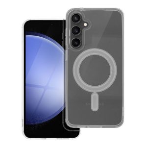 CLEAR MAG COVER case compatible with MagSafe for SAMSUNG S23 FE transparent