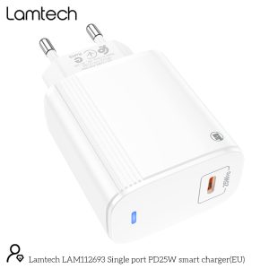 LAMTECH FAST CHARGER TYPE-C PD25W WHITE 4 4 3