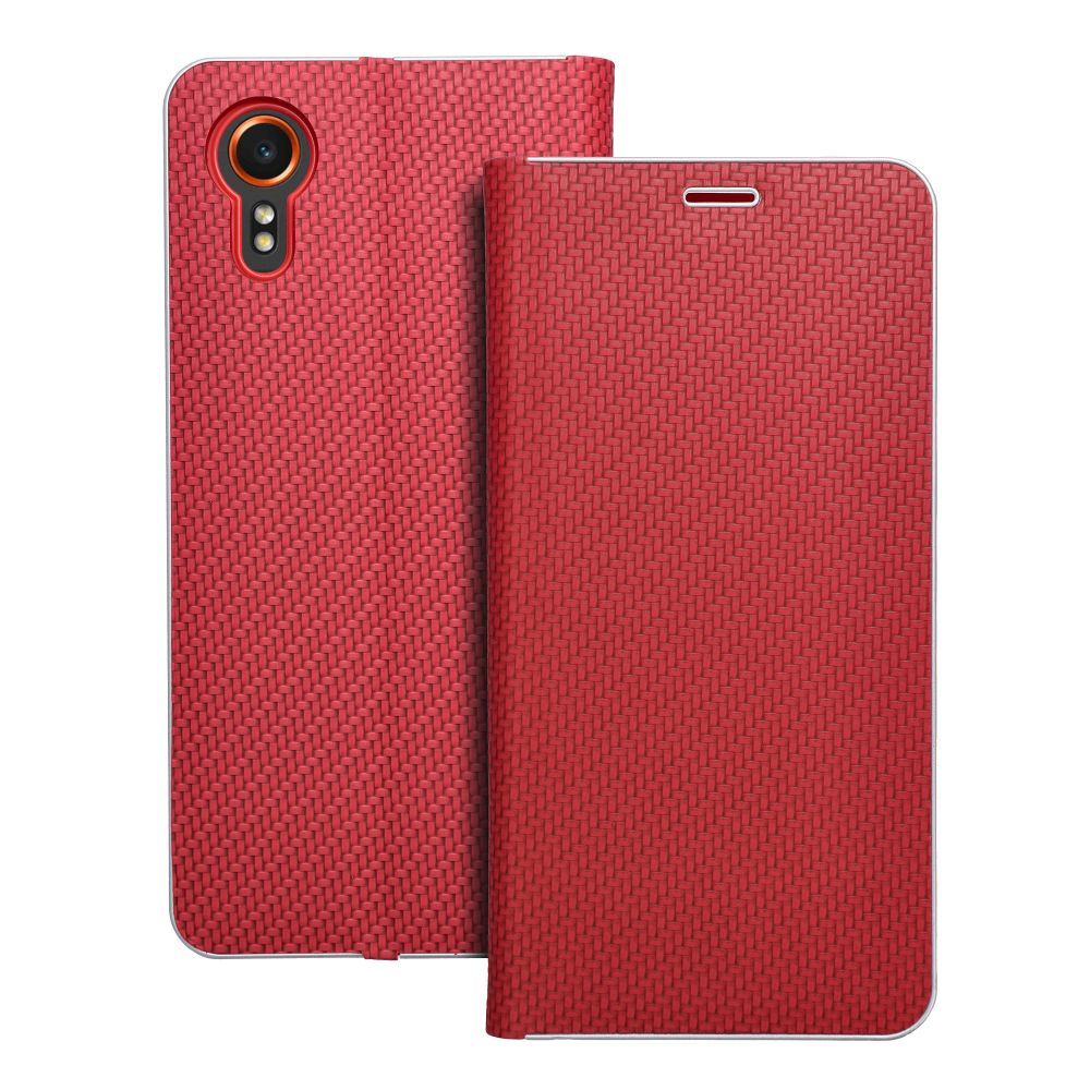 LUNA Book Carbon for SAMSUNG Xcover 7 red LUNA Book Carbon for SAMSUNG Xcover 7 red