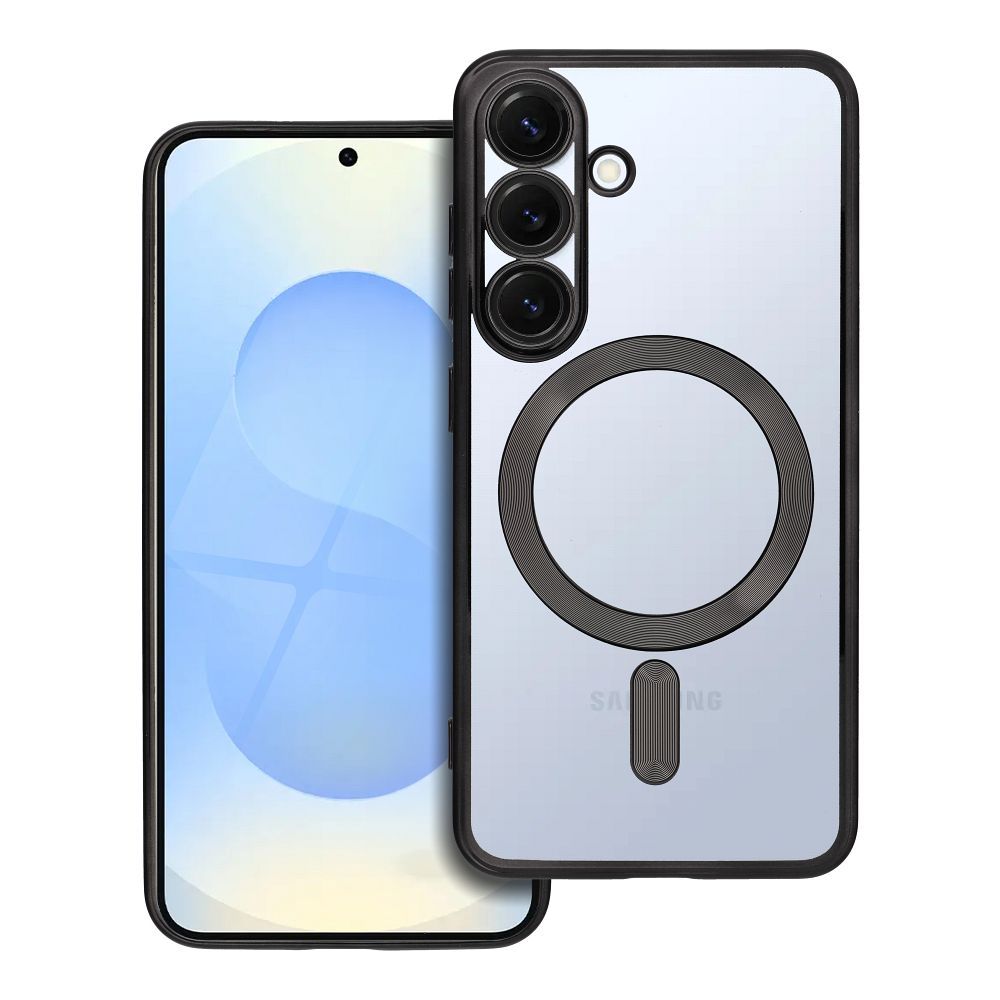 ELECTRO MAG COVER case compatible with MagSafe for SAMSUNG S25 black ELECTRO MAG COVER case compatible with MagSafe for SAMSUNG S25 black