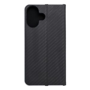 LUNA Book Carbon for IPHONE 16 black 3 5357bebd5f6afd0e82303cac969a72ca