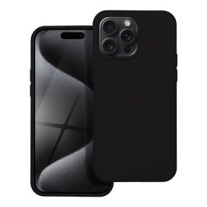 SILICONE case for IPHONE 15 Pro Max black