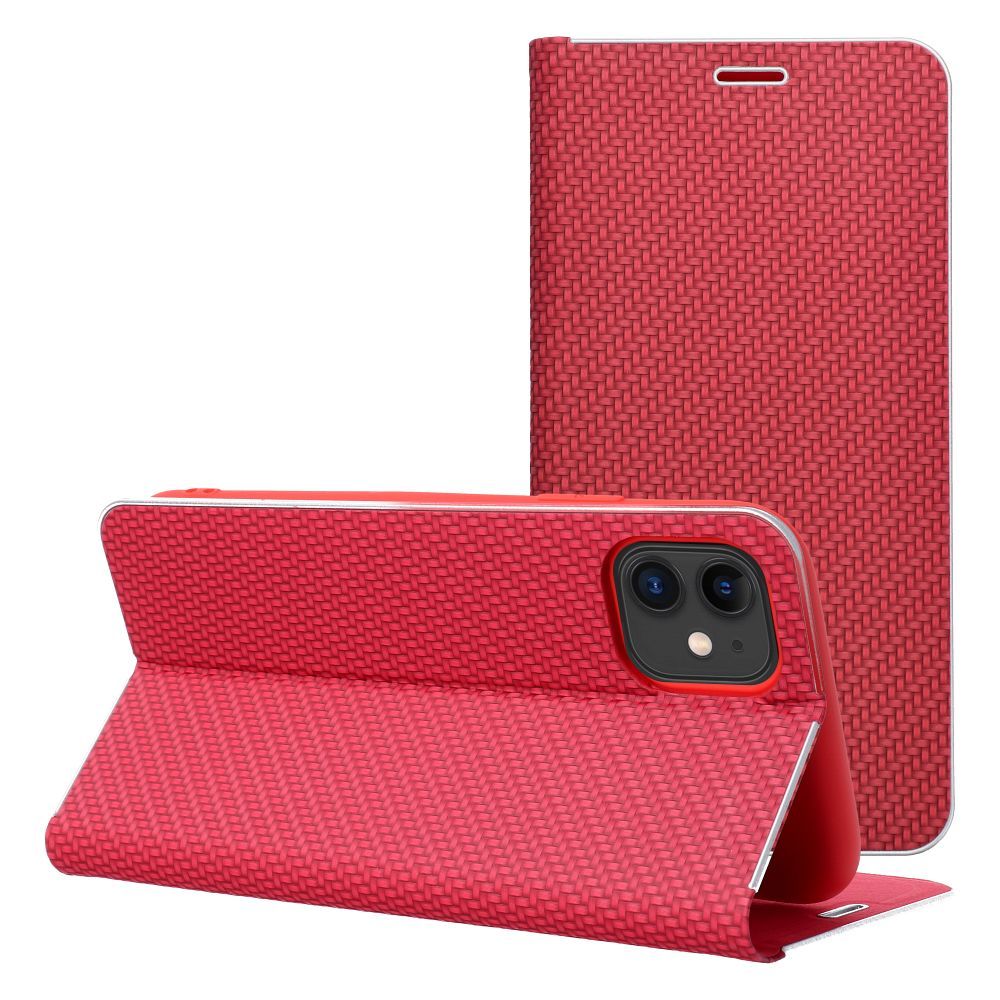 LUNA Book Carbon for IPHONE 17 Pro Max red LUNA Book Carbon for IPHONE 17 Pro Max red