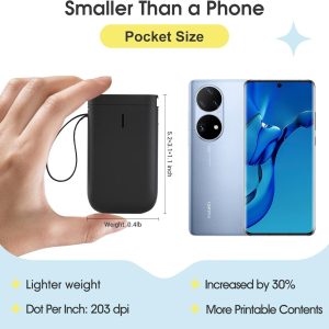 NIIMBOT THERMAL LABEL PRINTER D11 0.5-INCH BLACK 4 61wLJPbfozL. AC SL1500