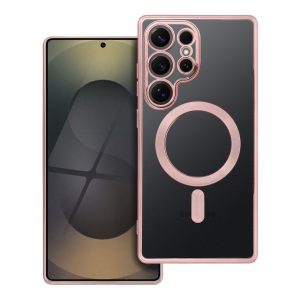 ELECTRO MAG COVER case compatible with MagSafe for SAMSUNG S25 Ultra rose gold