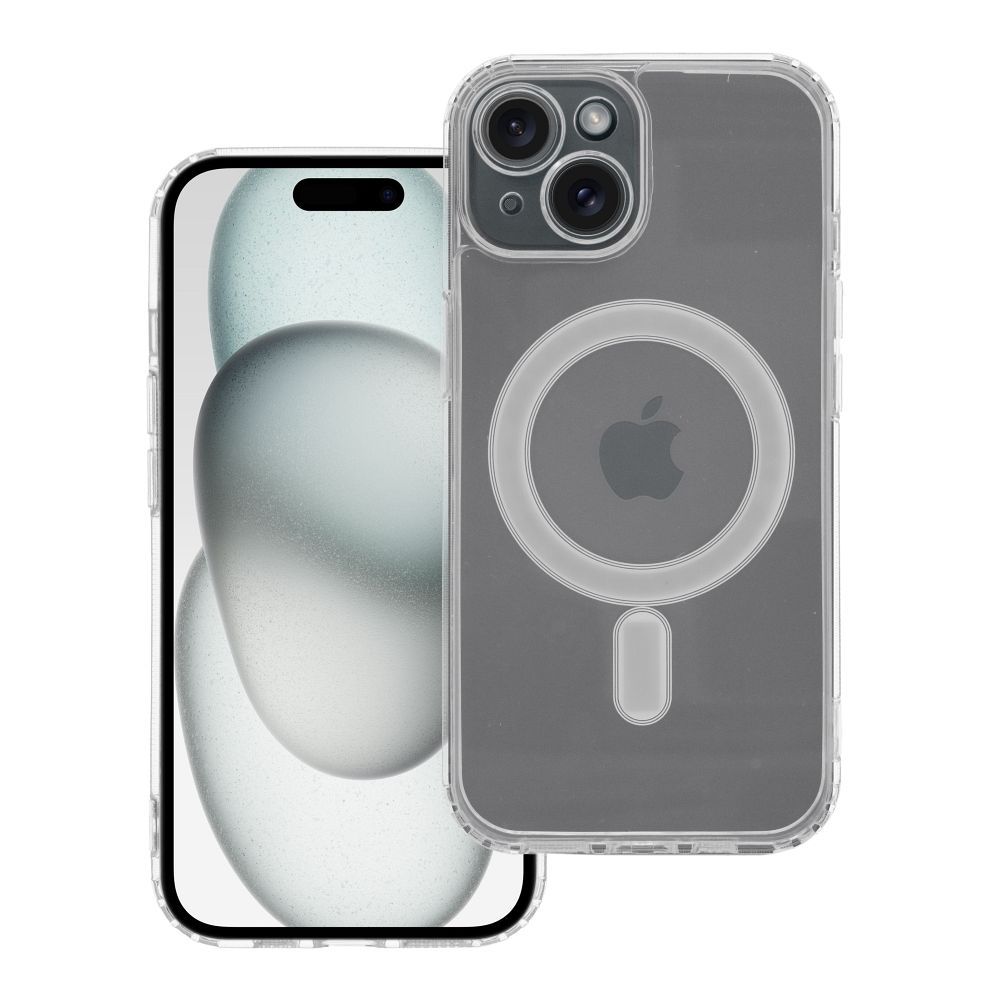 CLEAR MAG COVER case with camera protection compatible with MagSafe for IPHONE 15 transparent CLEAR MAG COVER case with camera protection compatible with MagSafe for IPHONE 15 transparent
