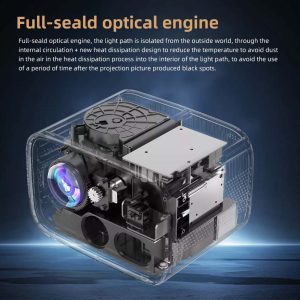 VOLTO HOME PROJECTOR 1080P ANSI 300 WIFI BT ANDROID 12 AUTO FOCUS 4 702 7 1