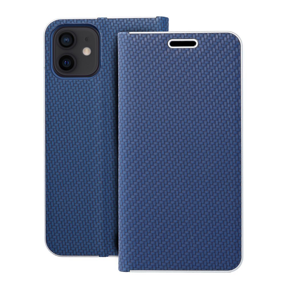 LUNA Book Carbon for IPHONE 12 / 12 Pro blue LUNA Book Carbon for IPHONE 12 / 12 Pro blue