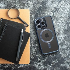 ELECTRO MAG COVER case compatible with MagSafe for IPHONE 15 Pro blue titanium 2 71f0c3f6bca4a3dbe98cdc4ab97f9319