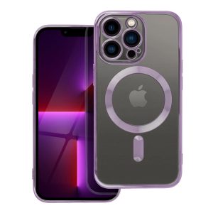 ELECTRO MAG COVER case compatible with MagSafe for IPHONE 13 Pro deep purple