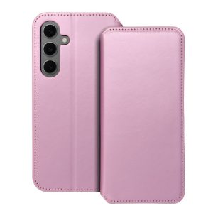 DUAL POCKET Book case for SAMSUNG S24 FE light pink