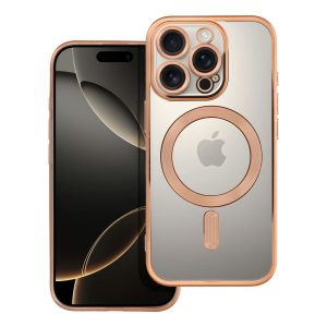 ELECTRO MAG COVER case compatible with MagSafe for IPHONE 16 Pro gold