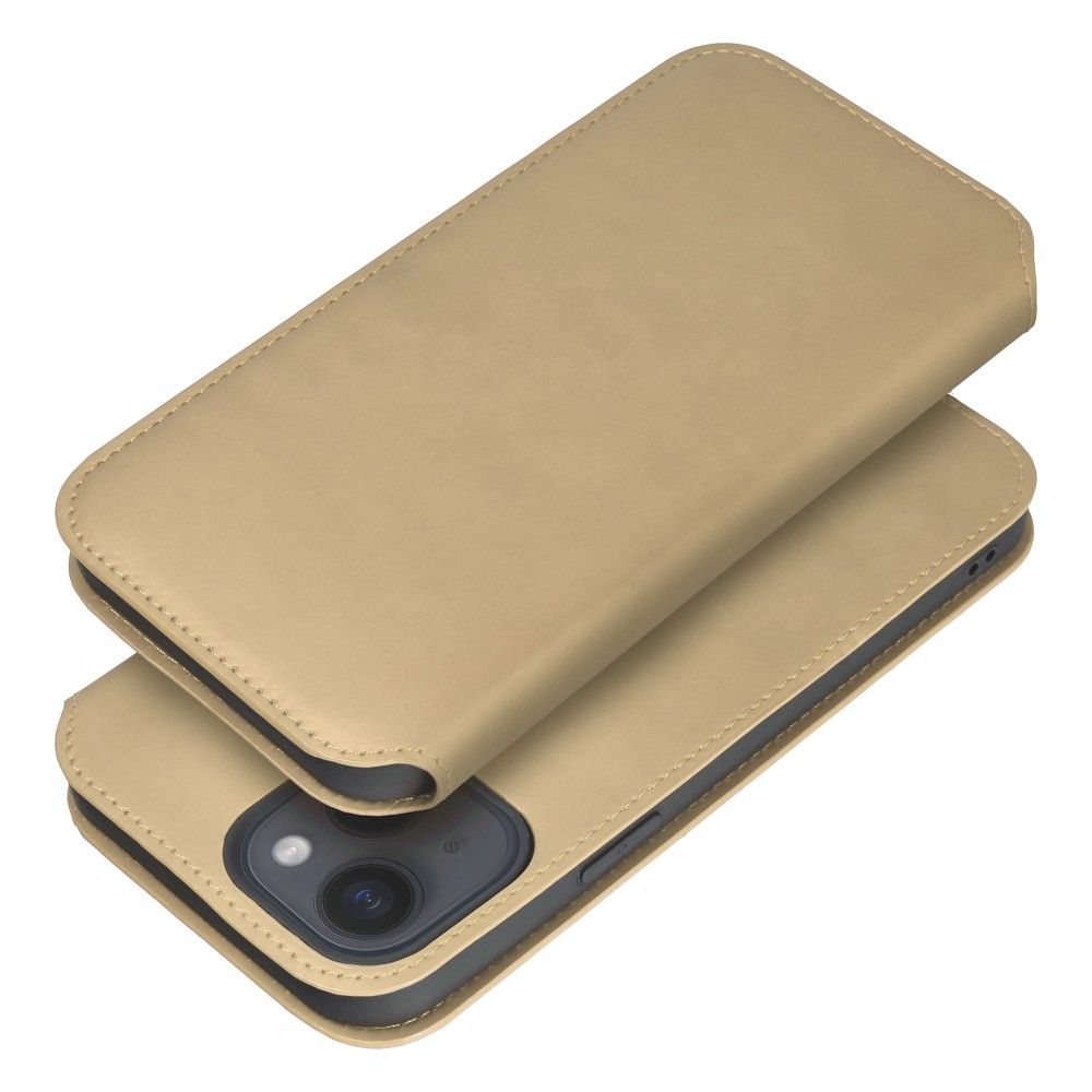 DUAL POCKET Book case for IPHONE 15 Pro Max gold DUAL POCKET Book case for IPHONE 15 Pro Max gold