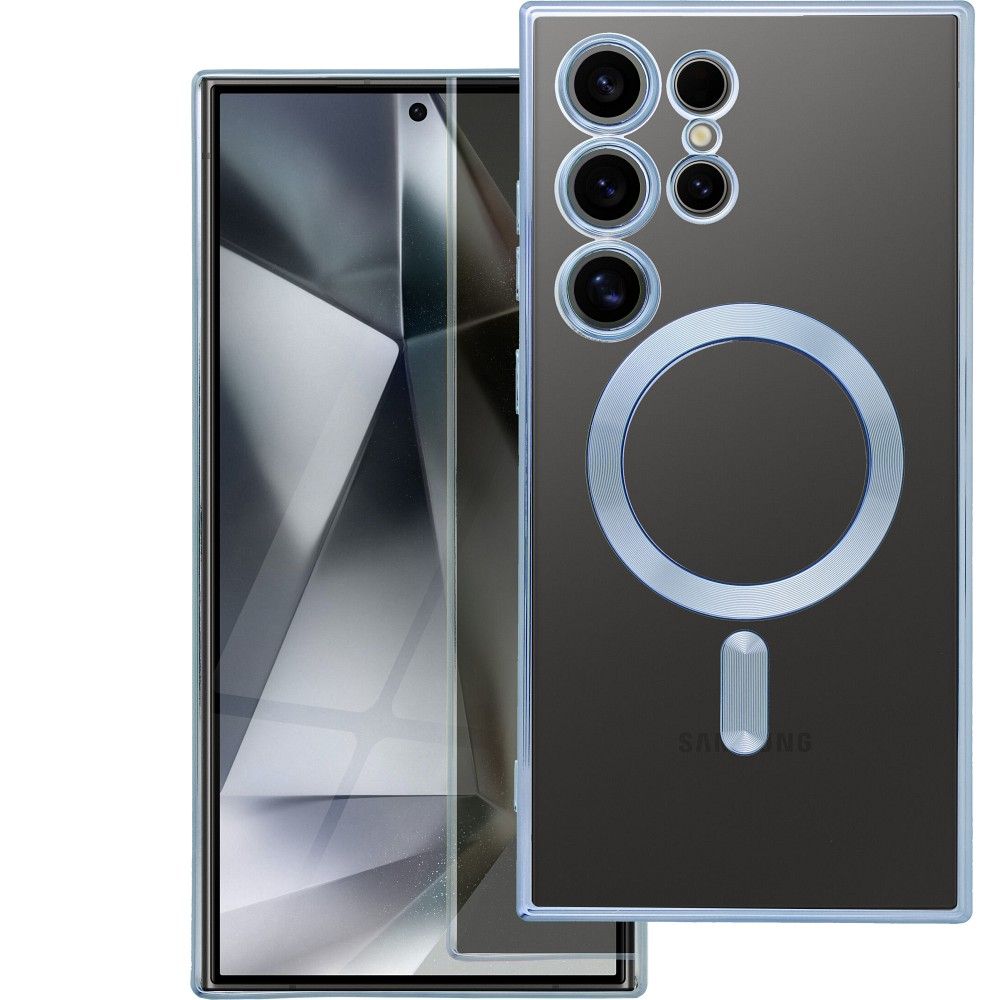 ELECTRO MAG COVER case compatible with MagSafe for SAMSUNG S24 Ultra blue ELECTRO MAG COVER case compatible with MagSafe for SAMSUNG S24 Ultra blue