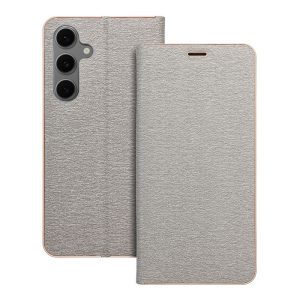 Flip case for Samsung S24 FE Luna Book Gold silver