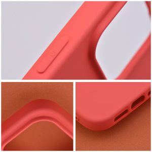 SILICONE case for IPHONE 15 peach 5 8b0d349fdc043efec69c320379063351