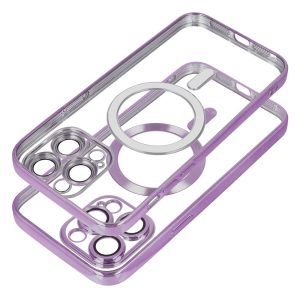 ELECTRO MAG COVER case compatible with MagSafe for IPHONE 17 Air deep purple
