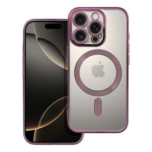 ELECTRO MAG COVER case compatible with MagSafe for IPHONE 16 Pro deep purple