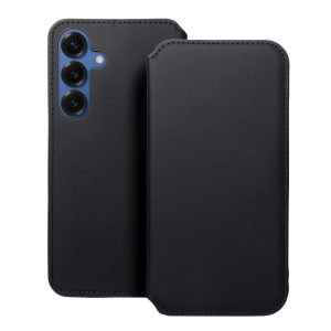 DUAL POCKET Book case for SAMSUNG S25 Plus black