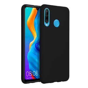 SILICONE case for HUAWEI P30 Lite black 5 9517577d2c717688f2a02ae423888163