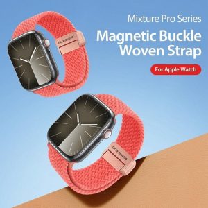 DUX DUCIS strap MIXTURE PRO stretchable braided for Apple Watch 38 / 40 / 41 mm guava 3 9aa3fe4a10aeb6b26999b3a7416a7eb8