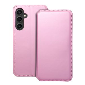 DUAL POCKET Book case for SAMSUNG S23 FE light pink
