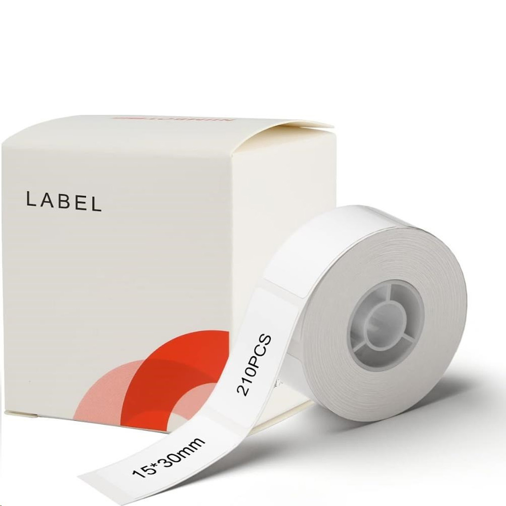 NIIMBOT THERMAL LABEL PAPER 15*30-210 WHITE NIIMBOT THERMAL LABEL PAPER 15*30-210 WHITE