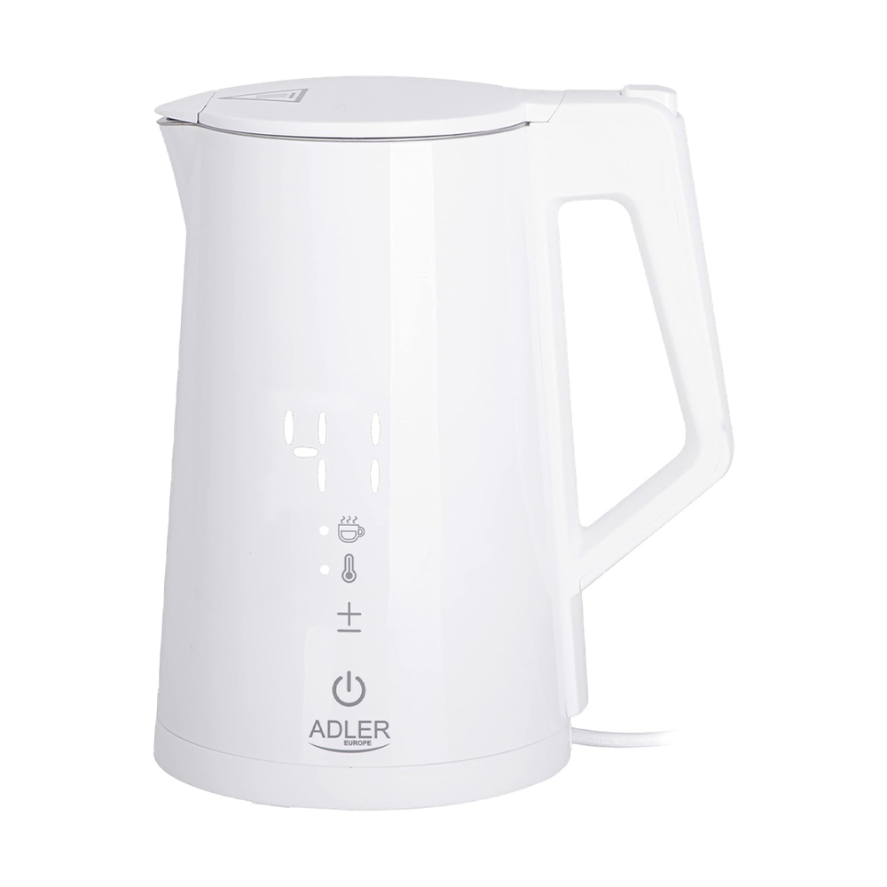 ADLER LED ELECTRIC KETTLE WITH TEMPERATURE CONTROL 1.7L STRIX WHITE ADLER LED ELECTRIC KETTLE WITH TEMPERATURE CONTROL 1.7L STRIX WHITE