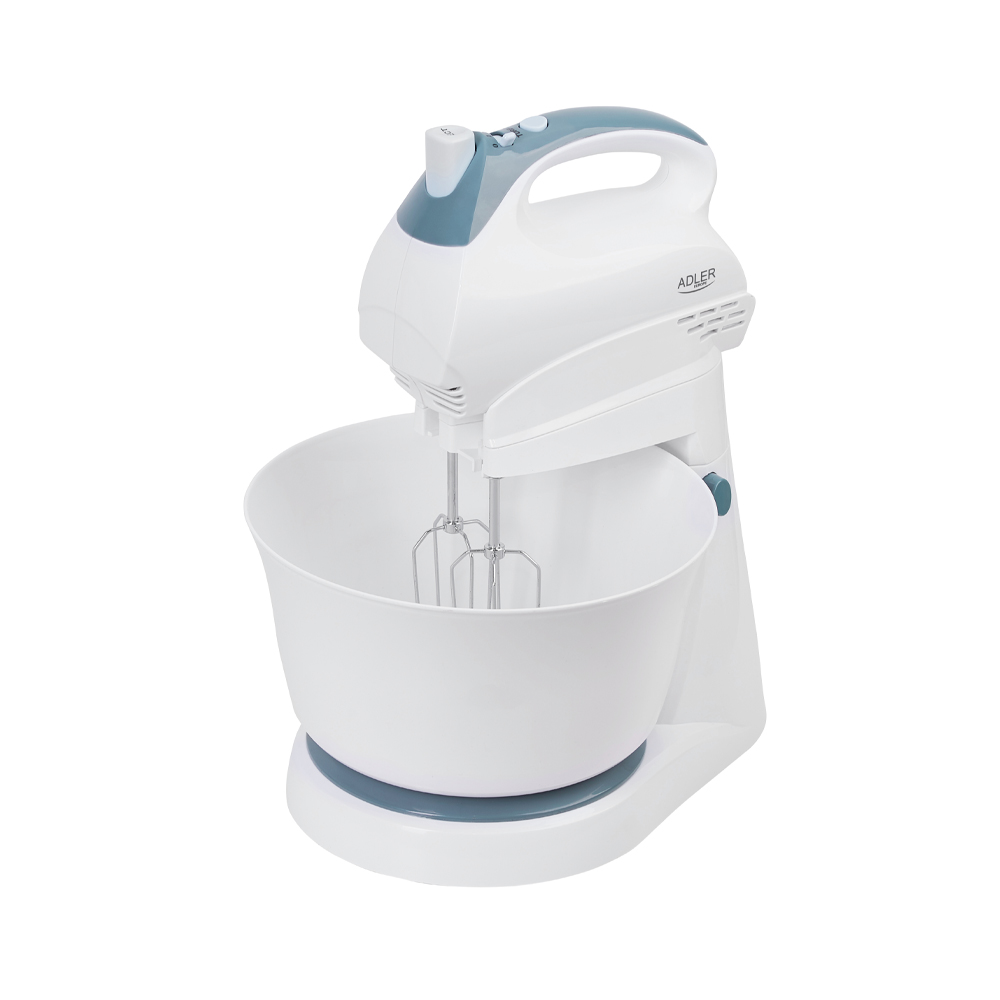 ADLER MIXER WITH A BOWL 400W WHITE ADLER MIXER WITH A BOWL 400W WHITE