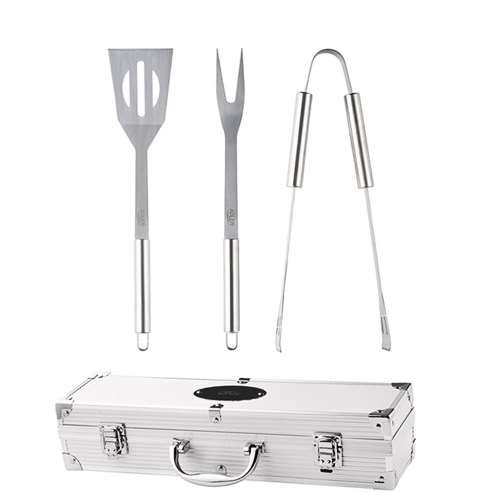 ADLER GRILL UTENSIL SET - IN AN ALUMINUM CASE ADLER GRILL UTENSIL SET - IN AN ALUMINUM CASE