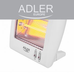ADLER HALOGEN QUARTZ HEATER 400/800W 3 AD7709 5 1