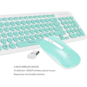 ALCATROZ WIRELESS MOUSE AND KEYBOARD JELLYBEAN A2000 W.MINT