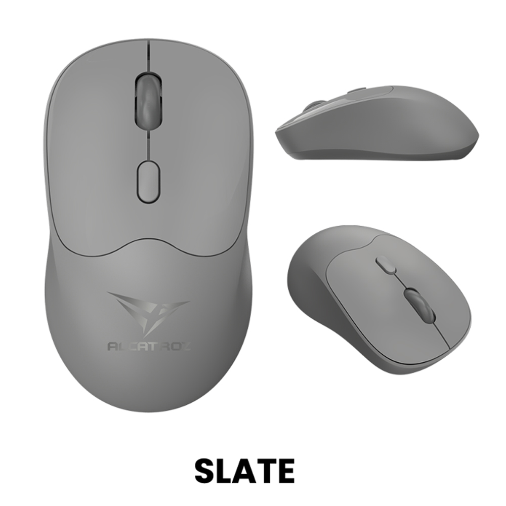 ALCATROZ SILENT BT5.4 WIRELESS MOUSE AIRMOUSE DUO 6R SLATE ALCATROZ SILENT BT5.4 WIRELESS MOUSE AIRMOUSE DUO 6R SLATE