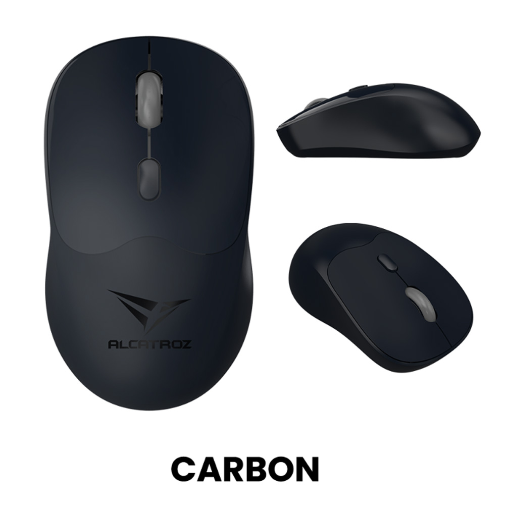 ALCATROZ SILENT BT5.4 WIRELESS MOUSE AIRMOUSE DUO 6R CARBON ALCATROZ SILENT BT5.4 WIRELESS MOUSE AIRMOUSE DUO 6R CARBON