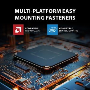 ARMAGGEDDON ARGB SILENT 12CM CPU COOLING FAN 6 HEAT PIPES BLACK 4 BLIZZARD3 B 1 8