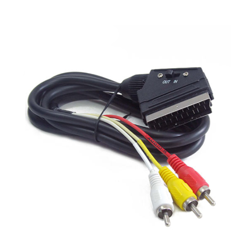 CABLEXPERT BIDIRECTIONAL RCA TO SCART AUDIO-VIDEO CABLE 1 CABLEXPERT BIDIRECTIONAL RCA TO SCART AUDIO-VIDEO CABLE 1