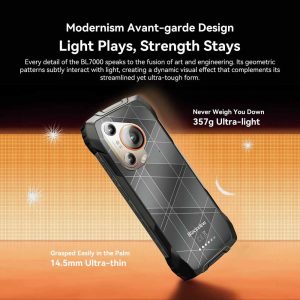 BLACKVIEW DUAL 5G RUGGED SMARTPHONE (8GB+256GB) BL7000 NFC WITH CHARGING DOCK BLACK 2 COLOR8 G 256 0 3