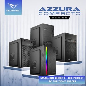 ALCATROZ MATX PC CASE AZZURA COMPACTO 500 BLACK 2 COMPACTO PRO1 RGB 2