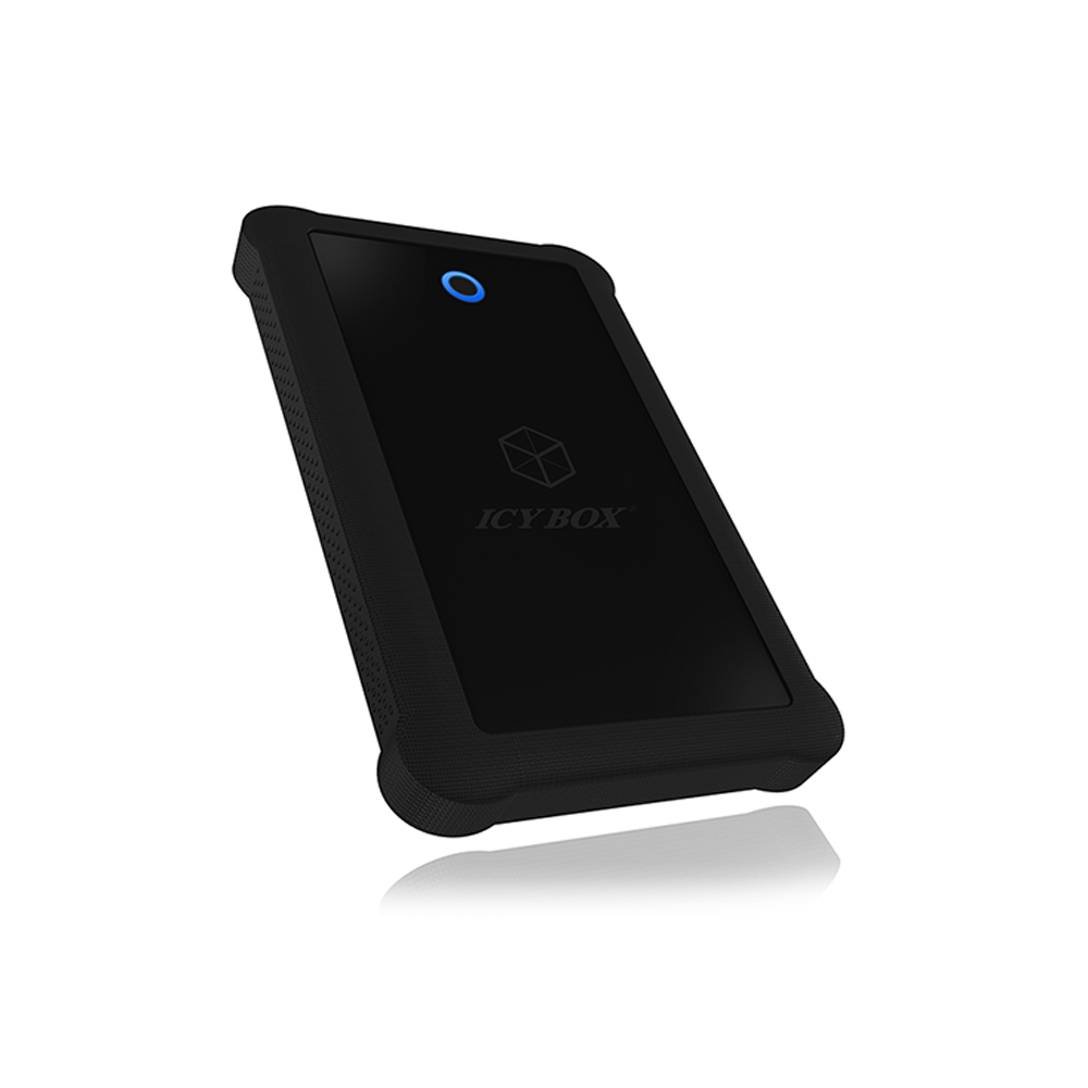 ICY BOX USB 3.2 EXTERNAL CASE FOR 2.5' SATA III HDD/SSD WITH SILICON SLEEVE ICY BOX USB 3.2 EXTERNAL CASE FOR 2.5' SATA III HDD/SSD WITH SILICON SLEEVE