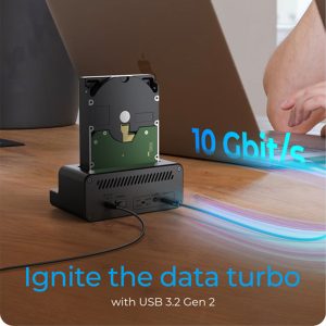 ICY BOX DOCKING & CLONE STATION FOR M.2 NVMe SSD & 2.5''/3.5'' SATA SSD/HDD 4 IB 2914MSCL C31 3