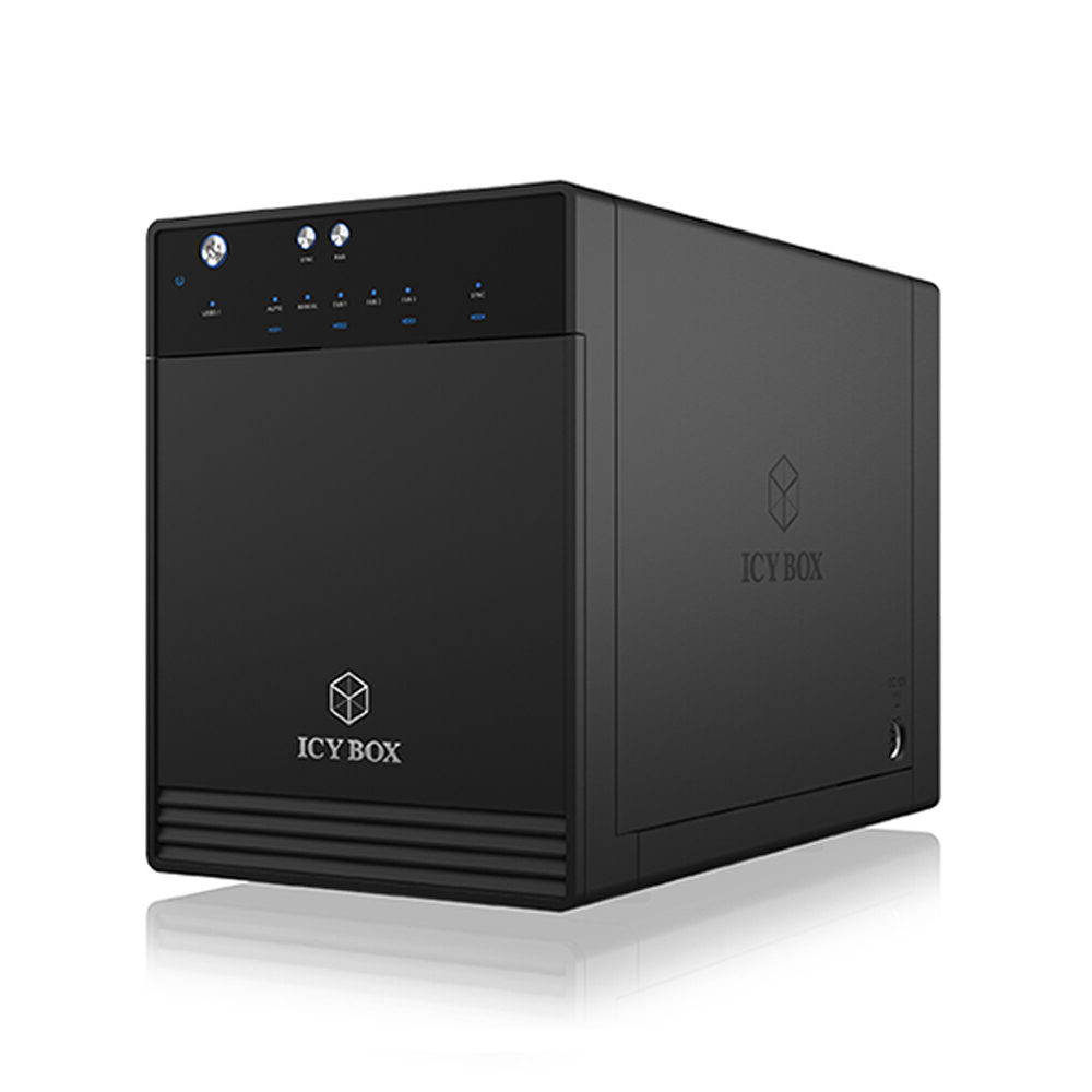 ICY BOX EXTERNAL TYPE-C 3.2 4-BAY JBOD ENCLOSURE FOR 3.5' SATA HDD ICY BOX EXTERNAL TYPE-C 3.2 4-BAY JBOD ENCLOSURE FOR 3.5' SATA HDD