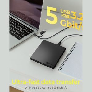 ICY BOX ENCLOSURE FOR ULTRA SLIM SATA DRIVE WITH COMBO CABLE 3 IB AC640 C3 5