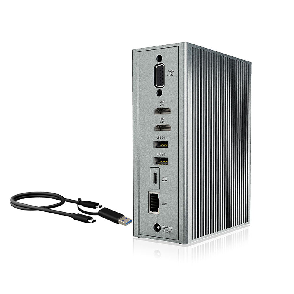 ICY BOX 14 IN 1 USB/TYPE-C DOCK WITH TRIPLE VIDEO OUTPUT ICY BOX 14 IN 1 USB/TYPE-C DOCK WITH TRIPLE VIDEO OUTPUT